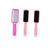 CTIRCHIU 3Pcs Foot Grinding Tool Stainless Steel Foot File Pink Sandpaper Exfoliator Double Sided Tools for Smooth Feet Durable Comfortable Grip for Home Foot Care view 1