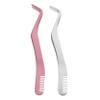 EPIGEIST Stainless Steel Eyelash Extension Tweezers 2pcs Comb Ergonomic Lash Applicator Tool for Makeup Professional Female Beauty Accessory view 1