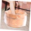 BRIGHTFUFU 100Pcs Disposable Foot Tub Liners Tear Resistant Bath Bucket Liners Sanitary Pe Plastic Bags for Spa Salon and Home Use for Foot Soaking and view 4
