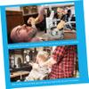 CTIRCHIU 1Set Shaving Brush Holder Rack Bowl Facial Cleaning Brush for Men and Convenient Grip for Better Shaving Experience view 2