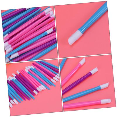 IWOWHERO 72pcs Manicure Tool Plastic Nail Cleaning Sticks for Nail Care Lightweight for Salons Home Use