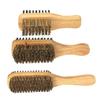 HAPINARY Dual-Sided Beard Brush for Men 3pcs Nylon Hair Styling Tool with Boar Bristles for Grooming and Trimming for Barbers and Home Use view 1