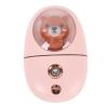 Mini Sprayer, Cute Animal Mist Sprayer Mini Steamer Face Humidifier USB Rechargeable Eye Face Humidifier for Travelling Daily Makeup Skin Care (Roseate) view 3