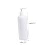 FRCOLOR 500ml Empty Lotion Bottles Set of 4 Refillable Plastic Soap Containers Random Pump Head for Home and Travel view 2