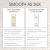 GIOVANNI Eco Chic Smooth as Silk Deep Moisture Shampoo & Conditioner Set - Aloe Extract, Calms Frizz, Detangles, Lauryl & Laureth Sulfate Free, Paraben Free, Color Safe - 1 gal (2 Pack) view 3