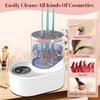 3 in 1 Makeup Brush Cleaner Machine, Efficient Electric Automatic Cleaner and Dryer for All Types of Makeup Brushes,Contour, Eyeshadow, Blush Brush USB Rechargeable view 3