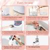 3 in 1 Makeup Brush Cleaner Machine, Efficient Electric Automatic Cleaner and Dryer for All Types of Makeup Brushes,Contour, Eyeshadow, Blush Brush USB Rechargeable view 4