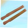 WRITWAA 2PCS Leather Sharpening Strop for Straight Razors and Fine Edges Durable Pure Leather Polishing Cloth for Shaving Skinning and Woodworking Tools view 4