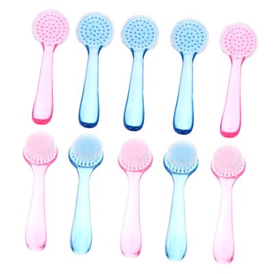 Beaupretty 10pcs Ergonomic Handle Grip Fingernail Cleaning Brushes Portable Nail Dust Brush for Home and Travel for Manicure and Home Cleaning