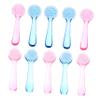 Beaupretty 10pcs Ergonomic Handle Grip Fingernail Cleaning Brushes Portable Nail Dust Brush for Home and Travel for Manicure and Home Cleaning view 1