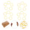 Beaupretty Hairdressing Perm Rubber Bands Yellow Elastic Styling Tools for Salon Use Hairdressing Supplies for Creating Beautiful Curly Styles view 4