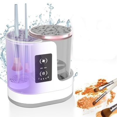 3 in 1 Electric Makeup Brush Cleaner & Dryer Automatic USB Cosmetic Brush Cleaner with Holder, Portable USB Deep Cleaning for All Size Beauty Makeup Brush Set,Blush Brush,Sponges