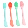 FOMIYES 4Pcs Double Headed Silicone Facial Brush for Gentle Skin Cleansing Portable Makeup Remover Skin Friendly Design for Travel and Daily Use view 1