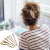 CTIRCHIU 6-Piece Retro Chinese Hair Sticks Set Tortoise Shell Design for Long Hair Buns and Updos Women Accessories Random Color view 3