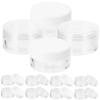 BIUDECO 24pcs Refillable Travel Cream Jars Empty Cosmetic Containers Lids for Makeup Lotion and Ointments for Travel and Storage view 1