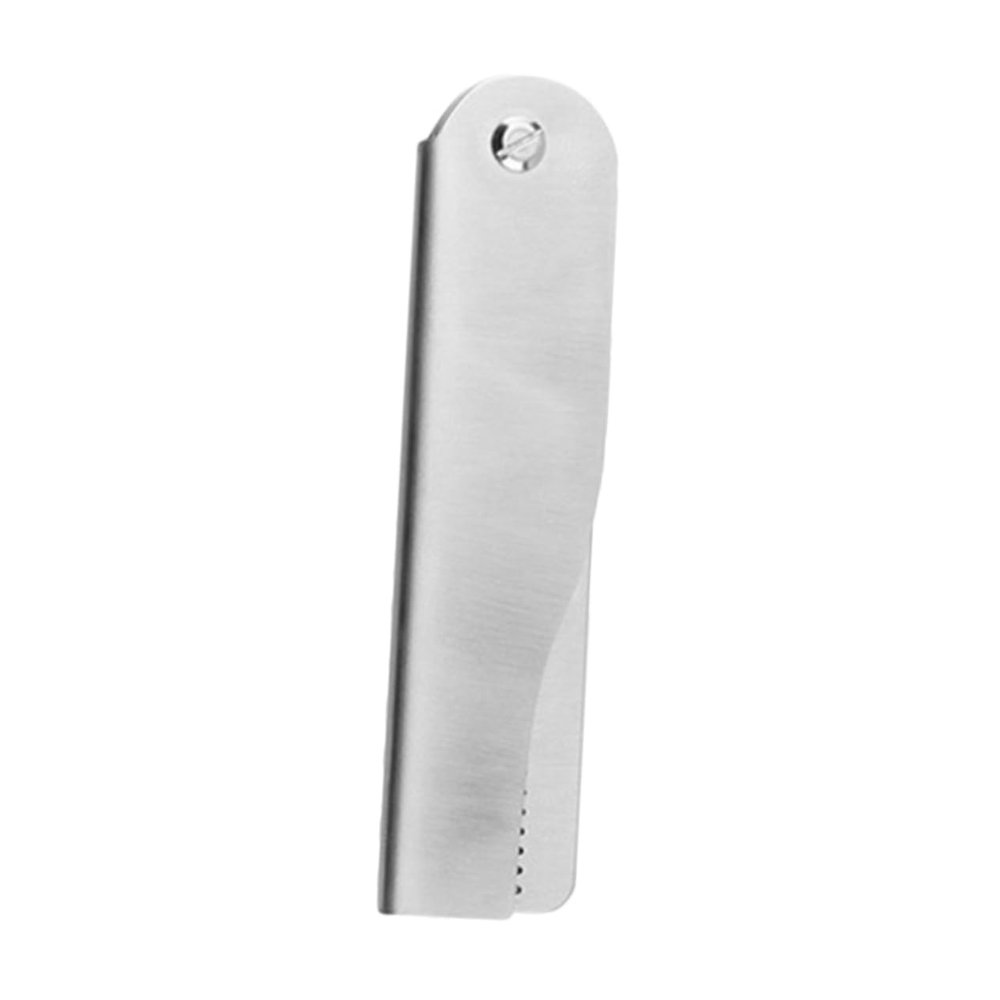 Vaguelly Folding Beard Comb for Men Portable Static Hairstyling Brush Compact Silver Pocket Comb for Easy Grooming of Mustaches and Beards Travel Accessory