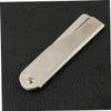 Vaguelly Folding Beard Comb for Men Portable Static Hairstyling Brush Compact Silver Pocket Comb for Easy Grooming of Mustaches and Beards Travel Accessory view 4