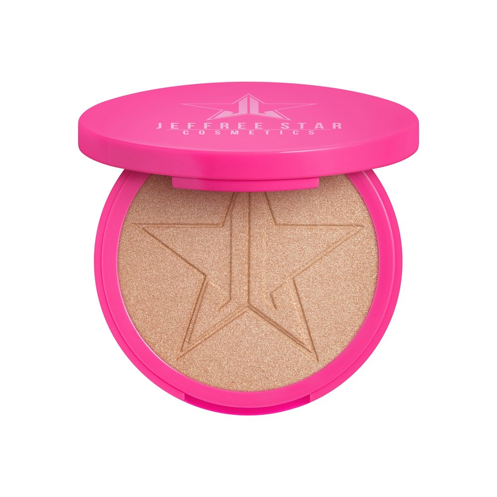 Jeffree Star Cosmetics Skin Frost Highlighter, 5 Shades, Luminous Shimmer Powder, 0.56 oz (Siberian Gold)