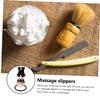 Gogogmee Portable Shaving Stand Soap Bowl Holder for Men's Grooming Compact Razor Brush Rack for Home and Travel Black view 4