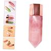 ERINGOGO Rose Quartz Face Massage Tool Facial Gua Sha Scraping Board Essential Oil Bottle Beauty Tool for Women Skin Care Roller for Relaxation and Skin Vitality view 3
