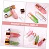 ERINGOGO Rose Quartz Face Massage Tool Facial Gua Sha Scraping Board Essential Oil Bottle Beauty Tool for Women Skin Care Roller for Relaxation and Skin Vitality view 4