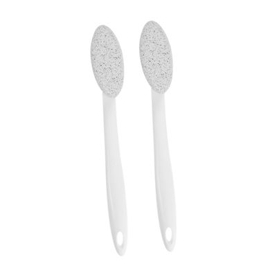 VINTORKY 2Pcs Long Handle Pumice Foot Scrubber Gentle Remover Tool for Dead Skin Care Ergonomic Design for All Skin Types Durable Pumice for Smooth Feet