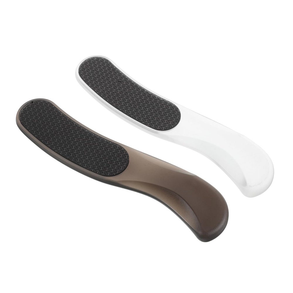 DECORNIJIA 2pcs Foot Rasp: Foot Remover with Ergonomic Handle Dead Skin Remover for Smooth Feet File for Rough Skin Travel-Friendly