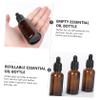 PENIKOKO Refillable Amber Essential Oil Bottles with Droppers for DIY Aromatherapy Blends Travel and Handmade Durable and Easy to Use view 2