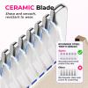 2 in 1 Electric Bikini Trimmer with 2 Replacement Head - IPX7 Waterproof Bikini Trimmer for Underarm Leg Arm Body view 4