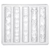 Bow Nail Charm Mold, 3D Silicone Transparent Bow Nail Mould Carving Template Stencil for Craft Project Women Fingertip Art Decoration view 1