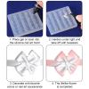 Bow Nail Charm Mold, 3D Silicone Transparent Bow Nail Mould Carving Template Stencil for Craft Project Women Fingertip Art Decoration view 3