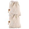 40 Pack Soap Exfoliating Bags, Soap Bags, Sisal Mesh Soap Bags with Drawstring for Bath and Shower view 1