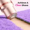 2 in 1 Electric Bikini Trimmer with Two Replacement Shaving Head - IPX7 Waterproof Bikini Trimmer for Underarm Leg Arm Body view 2