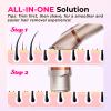 2 in 1 Electric Bikini Trimmer with Two Replacement Shaving Head - IPX7 Waterproof Bikini Trimmer for Underarm Leg Arm Body view 3