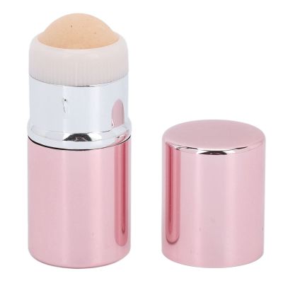 DIRBAK Oil Absorbing Face Roller Professional Volcanic Stone Reusable Portable Oil Control Skin Roller for Oily Prone Skin Travel Home Use (Pink)