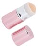DIRBAK Oil Absorbing Face Roller Professional Volcanic Stone Reusable Portable Oil Control Skin Roller for Oily Prone Skin Travel Home Use (Pink) view 3