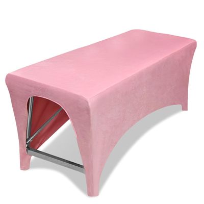 AIROW Lash Bed Foam Topper Cover, Massage Table Cover, Ergonomic Curved Mattress Topper Cover for Beauty Salon