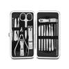 16-Piece Stainless Steel Manicure & Pedicure Set, Nail Clippers Grooming Kit with PU Leather Case view 1
