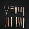 15-Piece Nail Clippers Manicure Set, Professional Stainless Steel Pedicure & Grooming Kit with Case for Travel view 4