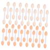 CTIRCHIU 30Pcs Double Sided Eye Shadow Applicators Kit Soft Sponge Eye Shadow Brushes for Women for Travel Parties Weddings Daily Use Versatile Cosmetic Brush White view 1