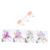 CTIRCHIU 30Pcs Double Sided Eye Shadow Applicators Kit Soft Sponge Eye Shadow Brushes for Women for Travel Parties Weddings Daily Use Versatile Cosmetic Brush White view 2