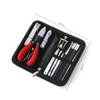 11 Pieces Stainless Steel Manicure Kit Nail Clipper Set Set Convenient Beauty Tools Nail Clipper Manicure Nail Trimmer Pedicure Knife Ear Peeling Knife Nail M,Negro(Negro) view 2