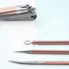 15-Piece Professional Manicure Set, Stainless Steel Nail Clippers & Pedicure Kit with Travel Case view 3