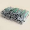 Individually Wrapped 3 Blades Razors Bulk, Travel Size Disposable Manual Razors with Stainless Steel Blade (Green) (100) view 2