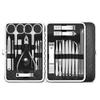 23-Piece Nail Clippers Set  Stainless Steel Toenail & Fingernail Clippers, Manicure Pedicure Kit with Metal Case (Blue) view 2