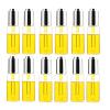 10/15/20/25/30ML Transparent Glass Dropper Bottles with Electroplate Silver Convex Steps Press Cap with Threaded 20/410 for Essential Oils, Leak Proof Travel Bottles, Set of 12 (30ml) view 1