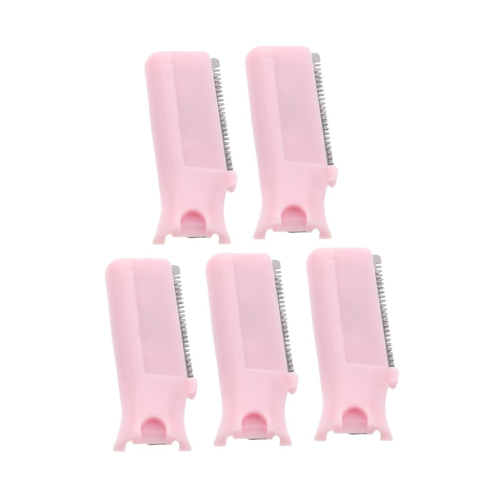 HAPINARY 5pcs Eyebrow Trimming Replacement Blades Durable Eyebrow Trimmer Heads for Facial Hair Removal Convenient Multipack for Long Term Grooming and Travel Use