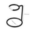 CTIRCHIU Portable Razor Stand and Soap Bowl Rack Stylish Shaving Tool Holder for Home and Shop Black Dual Bracket Design Keeps Bathroom Organized present for Friends and Family view 2