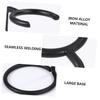 CTIRCHIU Portable Razor Stand and Soap Bowl Rack Stylish Shaving Tool Holder for Home and Shop Black Dual Bracket Design Keeps Bathroom Organized present for Friends and Family view 4