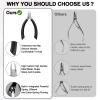 Diesisa Cuticle Trimmer - Extremely Sharp Cuticle Clippers for Nails with Silicone Handle - Non-Slip - Professional Cuticle Nippers - Trimmer Dead Skin Remover Stainless Cuticle Remover Tool-Black view 4